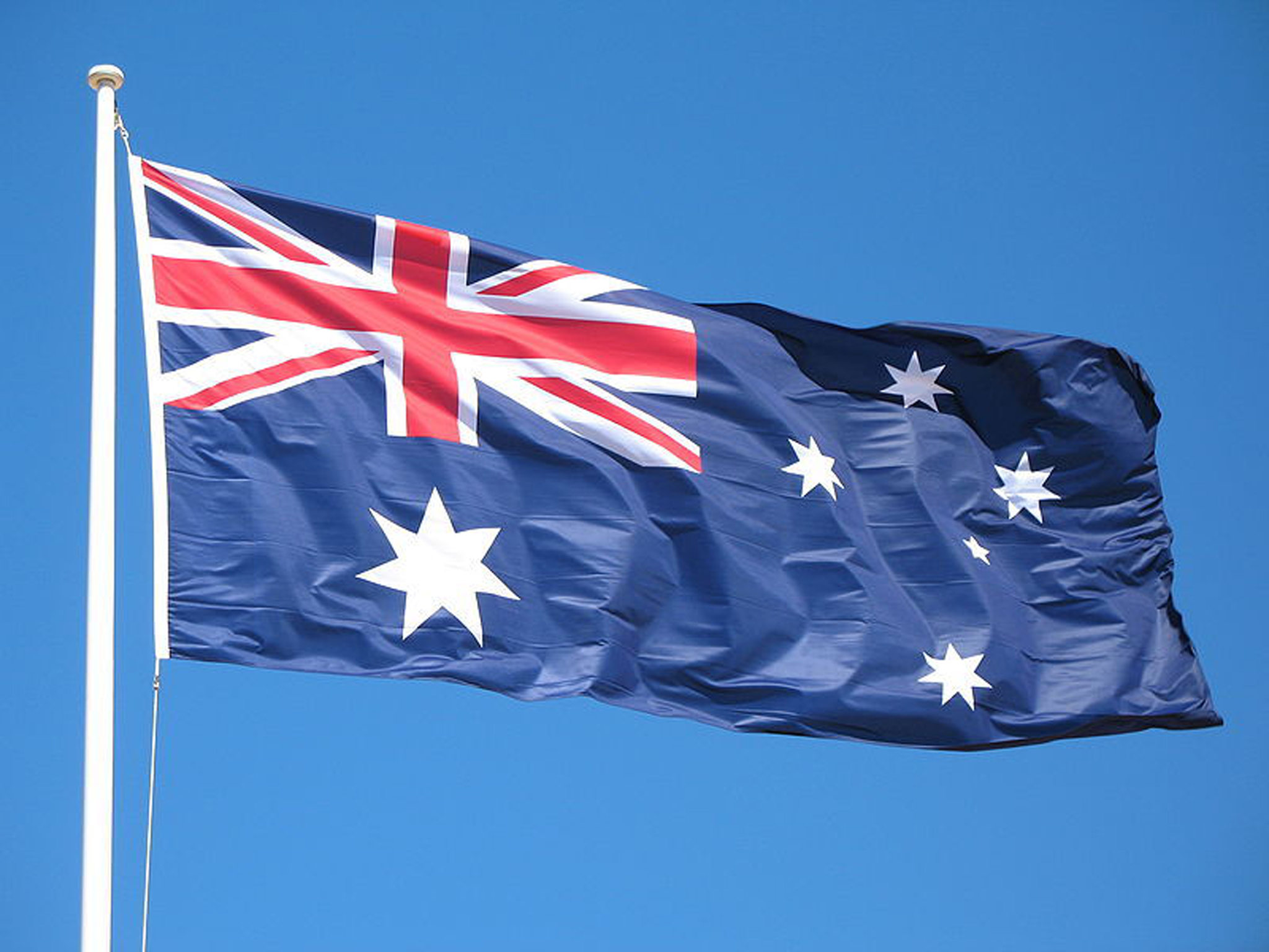 Tough Job of Tricolour Flags from USA to Australia - David McNamara