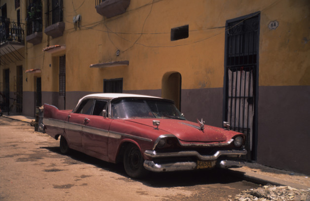 Parked Car in Havana Vieja