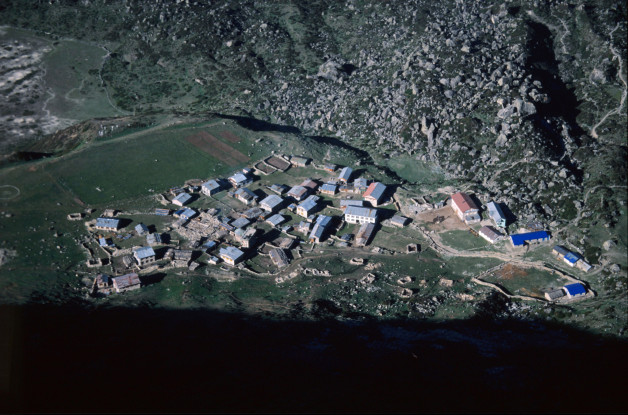Looking Down on Kyanjin Gompa