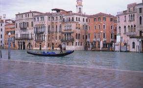 Venetian Gondolier on the Grand Canal