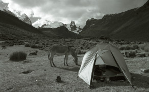 Pitching Camp in the Cordillera Huayhuash