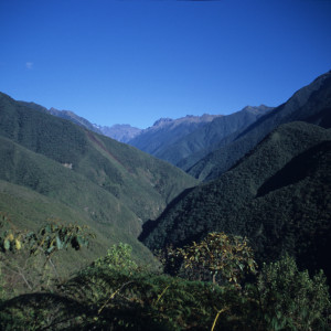View from El Chorro Inca Trail