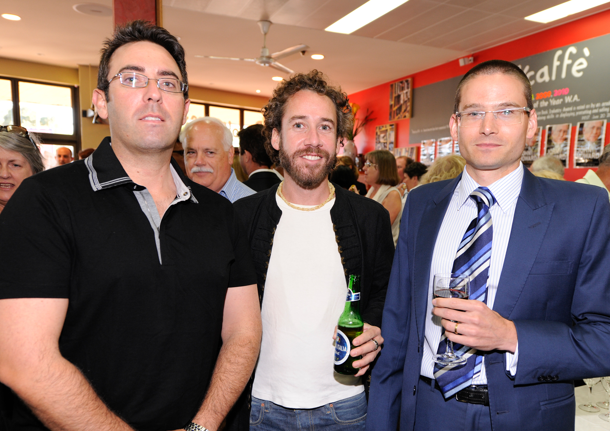 Toby Jeffris, David McNamara, Greg Nairn (left to right)