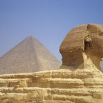 The Sphinx and the Great Pyramid of Giza