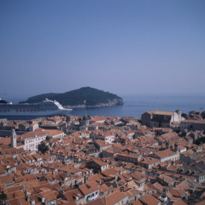 Cruise Ship in Dubrovnik