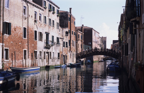 Bridge Over a Venetian Canal