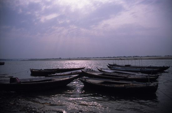 Boats on the Ganges