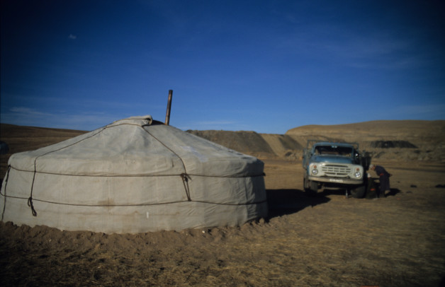 Mongolian Trucker's Stop
