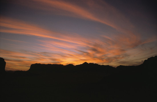 Sunset at Wadi Rum