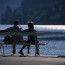 Relaxing on Lake Bled