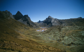 Cordillera Huayhuash in Sunlight