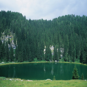 Green Lake in the Julien Alps