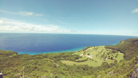 Lookout View Above Christmas Island Golf Course