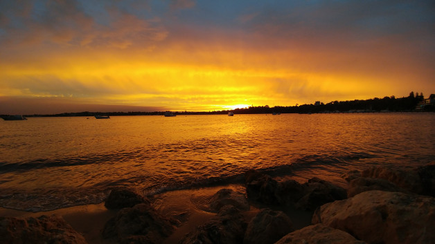Claremont Sunset Over Swan River