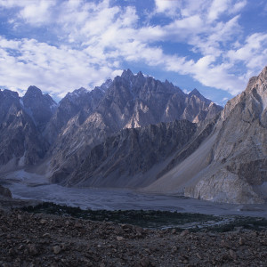 View from the Karakorum Highway Outside of Passu
