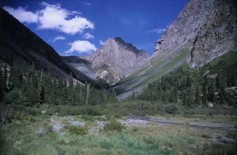 Hiking Up Karakol Valley