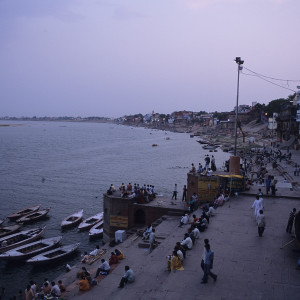 Overlooking the Ganges at Dusk