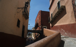 Streetscape in Guanajuato