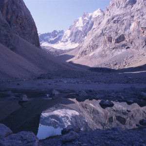 Valley of Reflections in Fan Mountains
