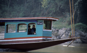 Long Boat on the Mekong