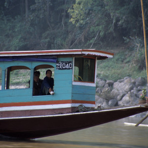 Long Boat on the Mekong