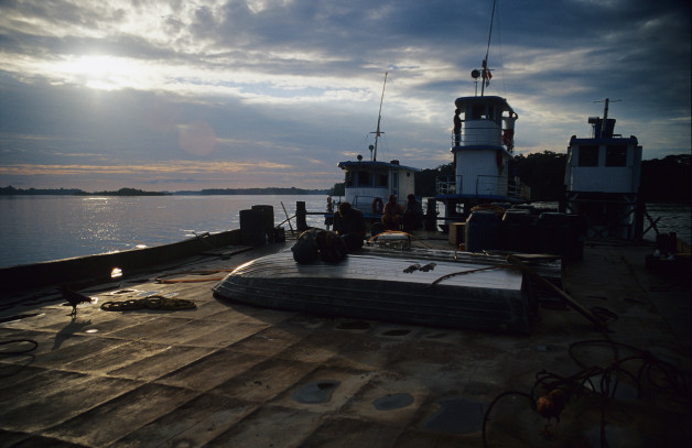 Hitching on the Rio Napo to Iquitos in Peru