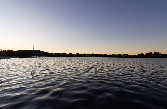Ripples on Lake Burley Griffin