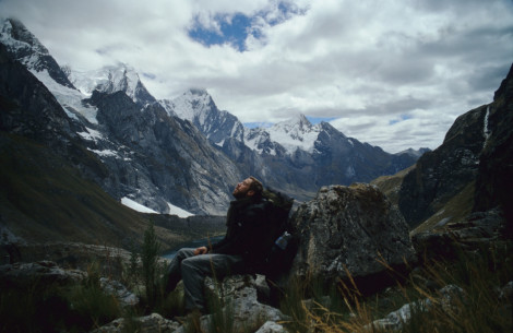 A Well-Earned Break Hiking in the Cordillera Huayhuash