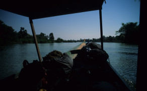Travelling on the Meakong River to Don Det