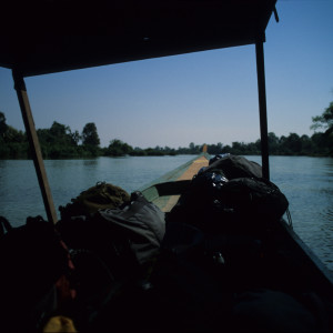 Travelling on the Meakong River to Don Det