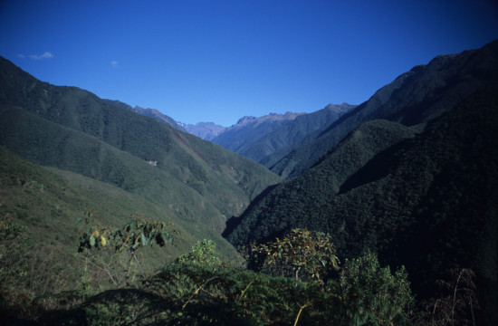 View from El Chorro Inca Trail