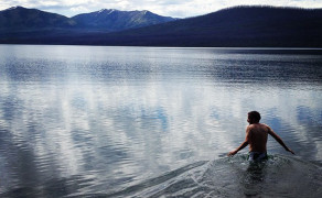 Swimming Glacial Waters