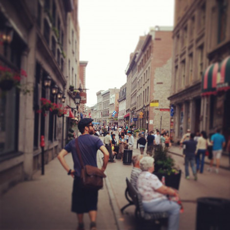 On the Streets of Old Montréal