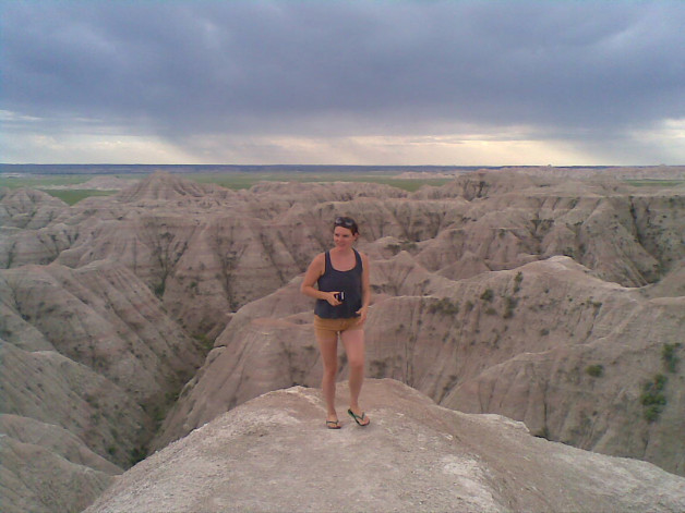Reclusive beauty at the Badlands