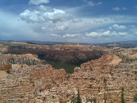 Elevated View of Bryce Canyon