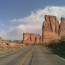 Driving into the Canyonlands