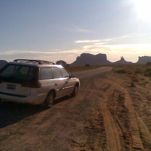 Roadside View of Monument Valley