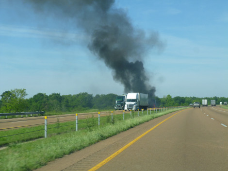 Fire on the Interstate