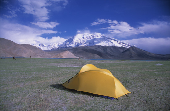 Camping at Karakol Lake