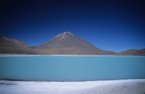 Lake on Salar de Uyuni